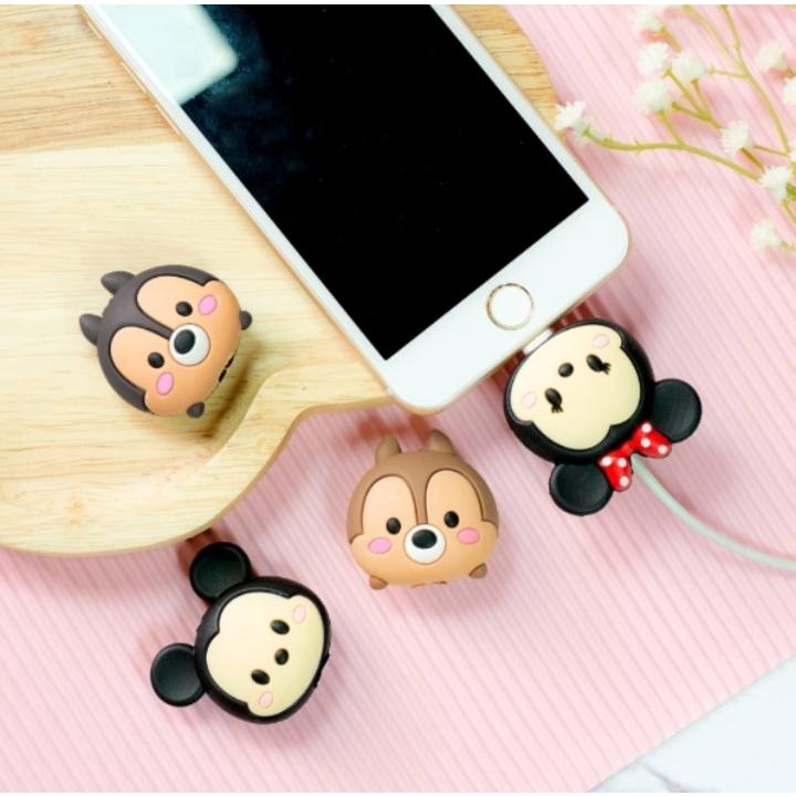 TSUM TSUM - Cable Bite/ Pelindung Ujung Kabel/ Cable Saver/ Cable Protector