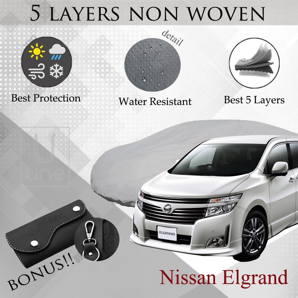 Cover Sarung Mobil ELGRAND 5 Layer Protection