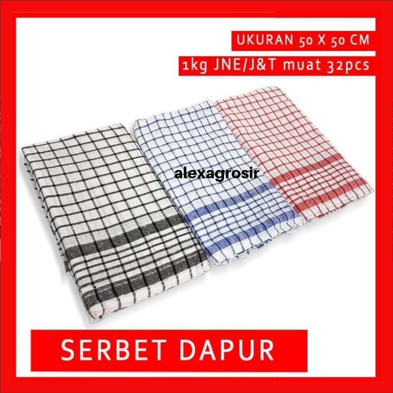 Serbet / Kain Lap Tangan / Lap Piring