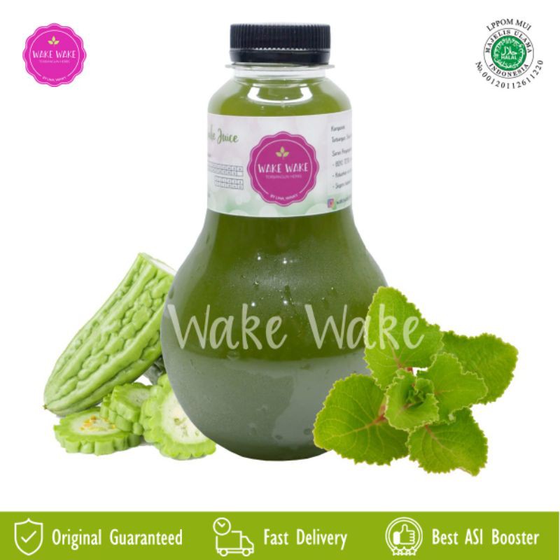 ASI Booster Torbangun - Wake Wake Pare - Botol 330 ML - Daun Bangun-bangun + Pare