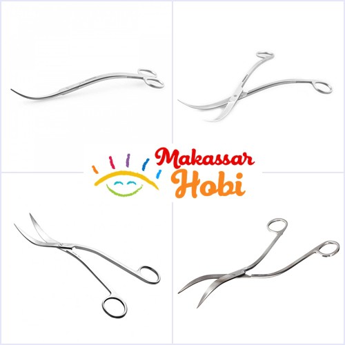 Gunting Bengkok Aquascape Gelombang Ombak KANDILA Scissors Wave 27cm