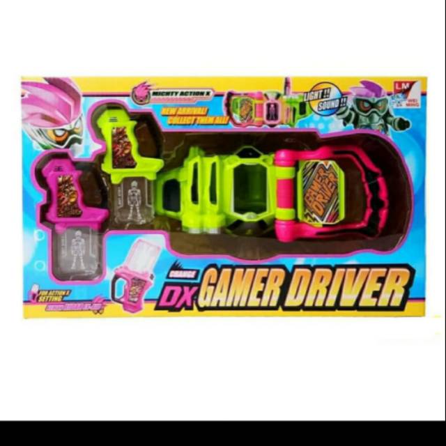 Mainan sabuk kamen rider Ex-aid recash DX game driver