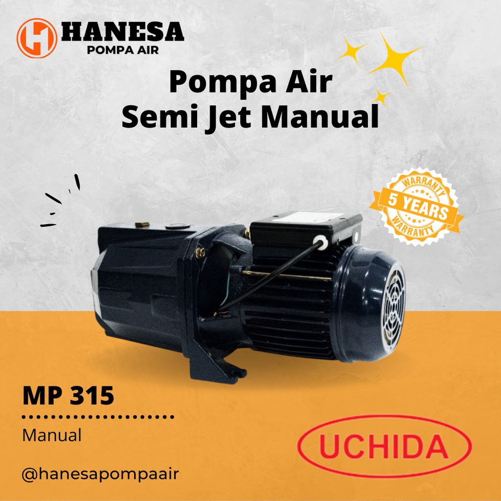 Uchida MP 315 Pompa Air Sumur Dalam Non Otomatis (Maspion)