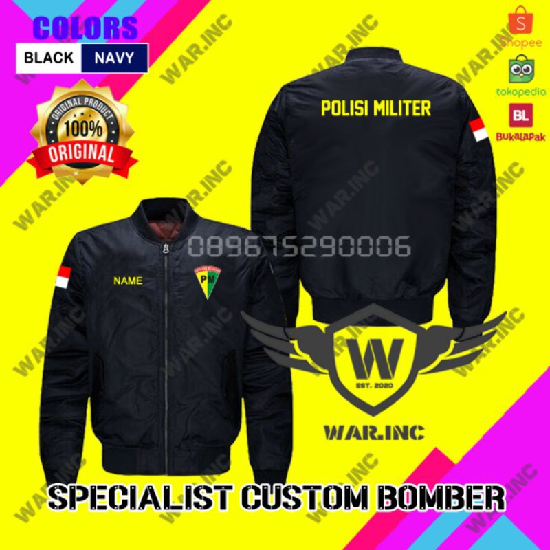 BOMBER JAKET POLISI MILITER