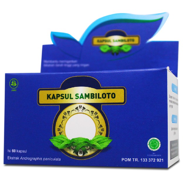 KAPSUL SAMBILOTO Vitamin Daya Tahan Tubuh Ampuh Meningkatkan Sistem Imun Tubuh ORIGINAL 100%