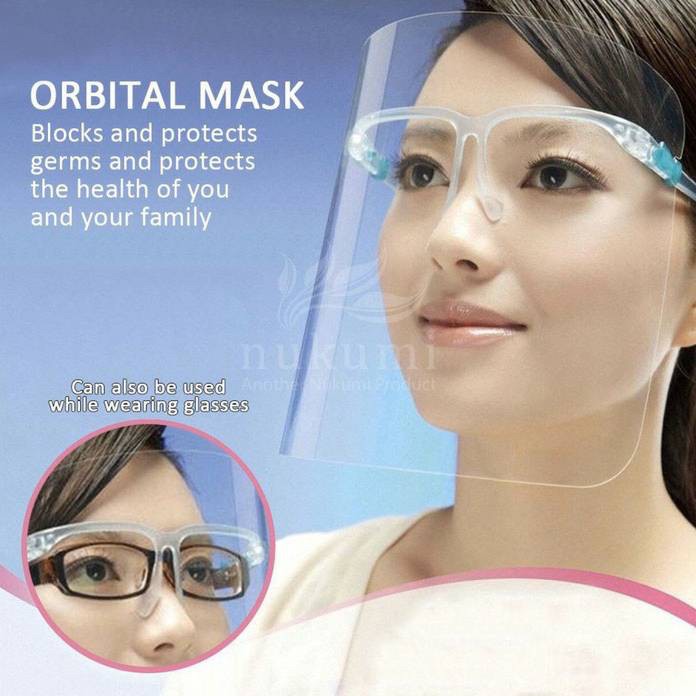 FACE SHIELD MEDIS ORBITAL MASK PELINDUNG WAJAH NEW NORMAL