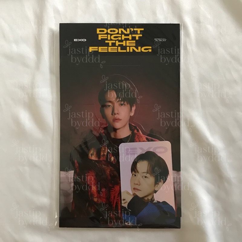 HOLOGRAM PHOTOCARD SET MD DFTF EXO BAEKHYUN DONT FIGHT THE FEELING PC BBH HOLO STANDEE