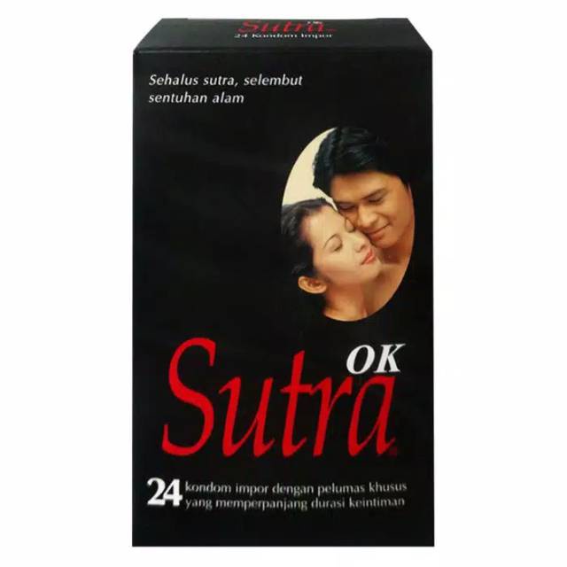 (NCS) (GROSIR READY )PRIVASI J&amp;T JNE Kondom Condom SUTRA HITAM OK 1 kotak isi 24 pcs 24 biji