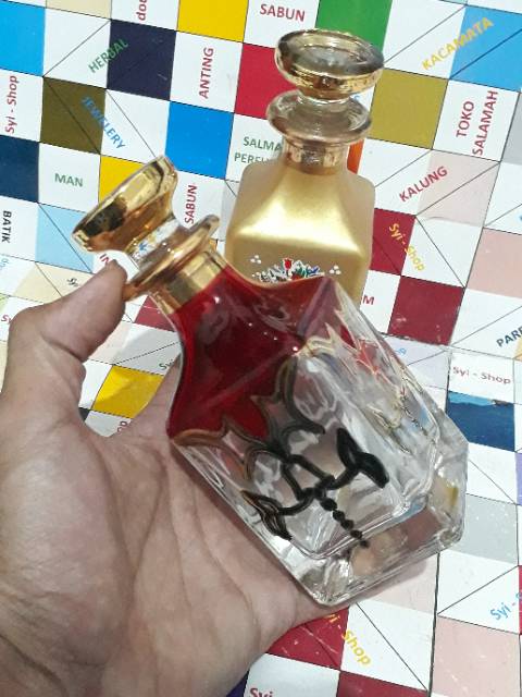 Botol Kaca Display atau Pajangan Parfum MOTIF