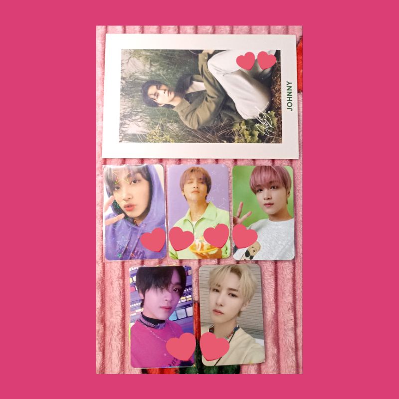 PHOTOCARD/PC Haechan (Hoodie ungu/pp sg21+konsep| slowacid| trading card ver. a) Renjun mumo hello f