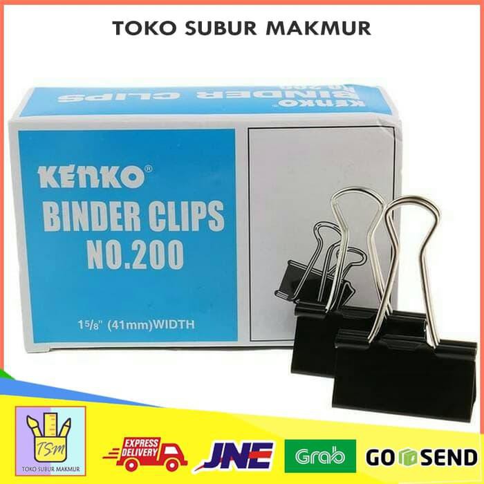 

BINDER CLIPS PENJEPIT NO. 200 - KENKO