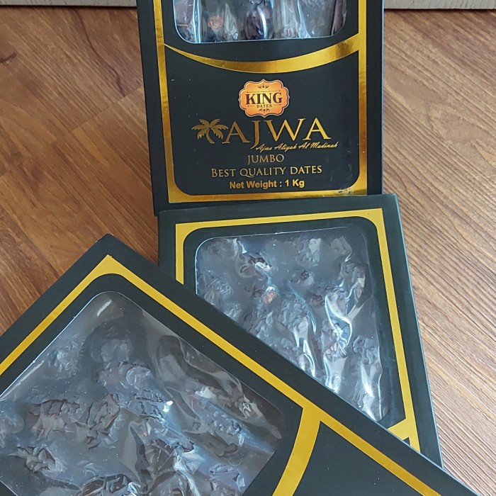 

Kurma Ajwa al Madinah Premium 1 kg / Kurma nabi / Kurma Ajwa Syifa 1kg
