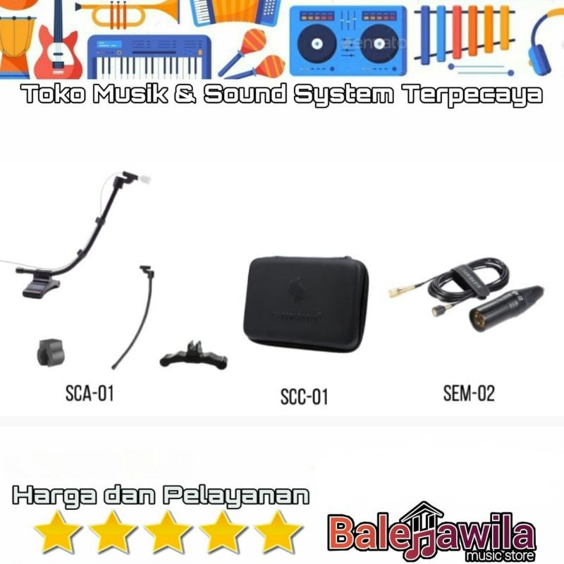 Microphone Seruniaudio Bundling For Cello Mic Cello