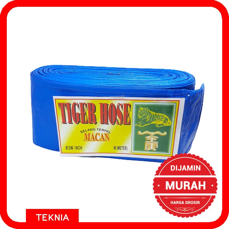 Selang Terpal - Selang Sawah 3 Inch 50 Meter - TIGER HOSE