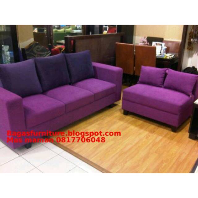 Sofa L ungu