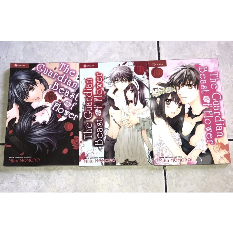 Komik The Guardian beast of flower 3L full set - Miku Momono komik dewasa 18+ shoujo manga preloved