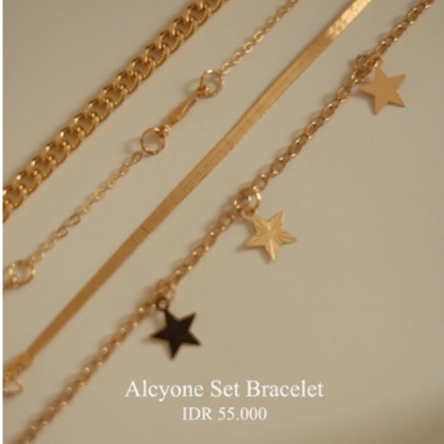 Alcyone set bracelet