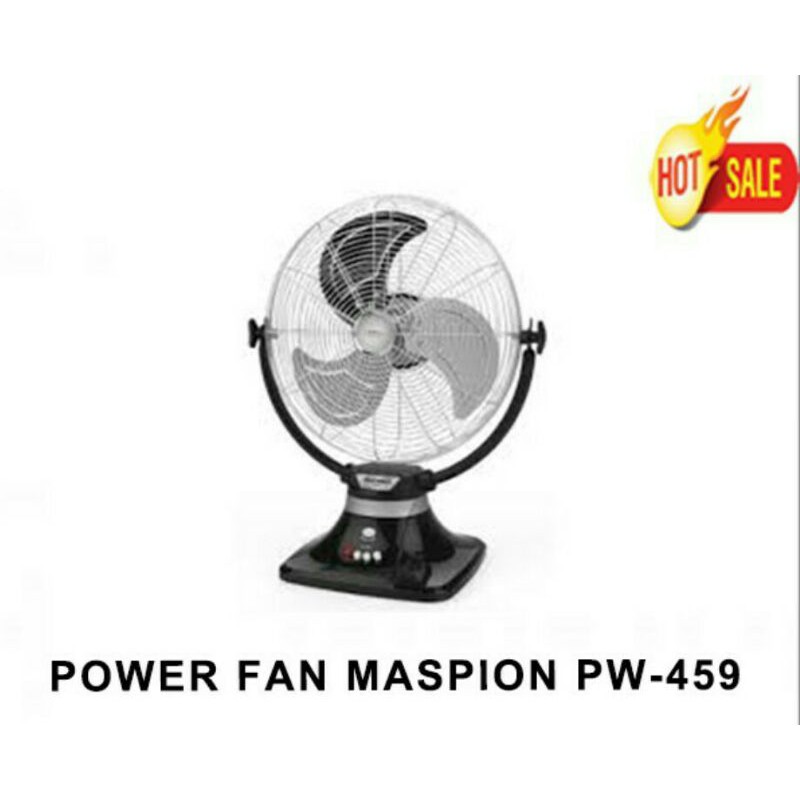 MASPION TOFANO PW-459 KIPAS ANGIN 18 inch / DESK FAN MASPION PW459 / POWER FAN MASPION PW 459 / 459