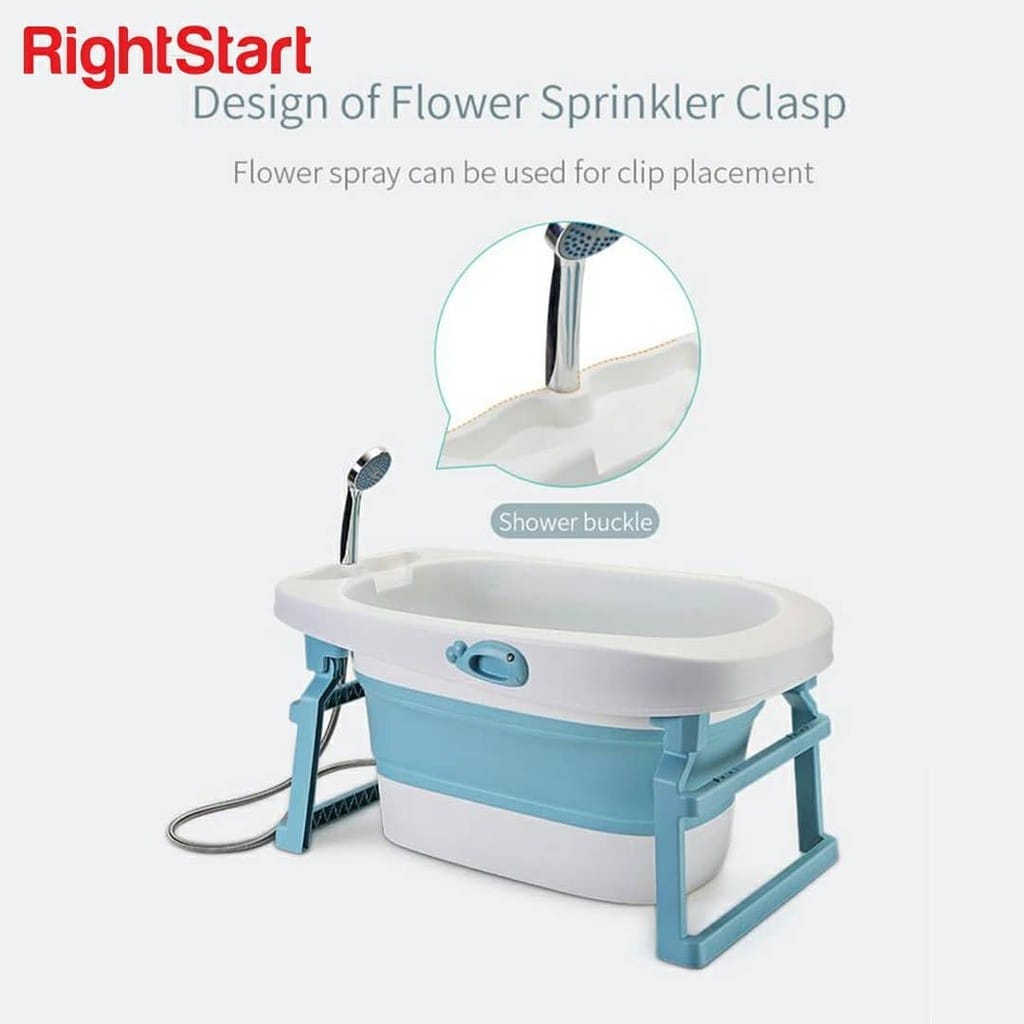 RightStart RS318 Giant White Hot Folding Bath Tub