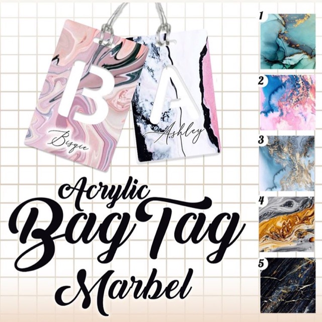 

BAG TAG MARBEL / MARBLE EDITION