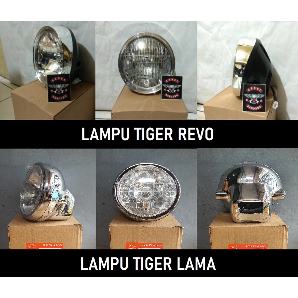 Jual Reflektor Headlamp Lampu Tiger Revo Tirev Lampu Tiger Lama 7 Inc ...