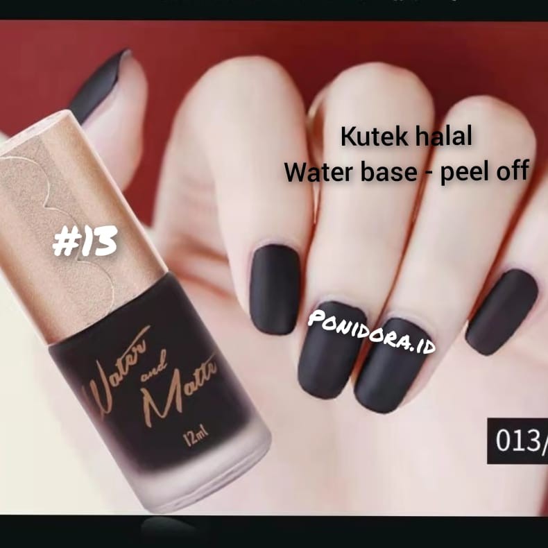 KUTEK HALAL WATER BASE KUTEK PEEL OFF KUTEK SATIN WATER AND MATTE