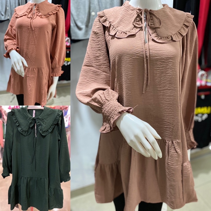 TUNIK DRESS CY HEDON PREMIUM / BAJU LEBARAN PEREMPUAN / ATASAN WANITA / BAJU IBU HAMIL