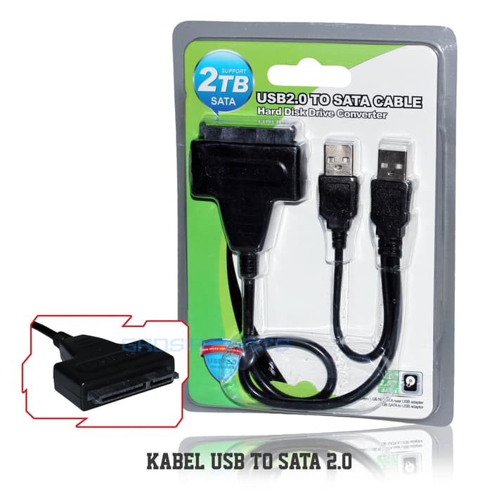 usb 2.0 to sata / kabel sata usb 2.0