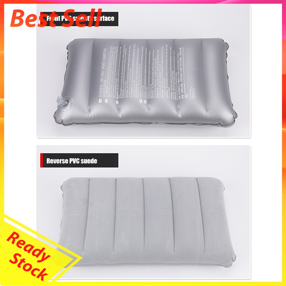 Inflatable Outdoor Camping Pillow Foldable Portable Car Plane Sleep Cushion