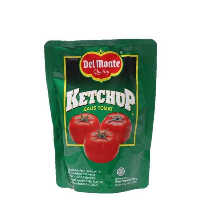 

Delmonte Ketchup Saus Tomat Pouch 200 gr