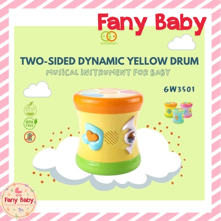 GOODWAY TWO SIDED DYNAMIC DRUM [ GW3501C ]