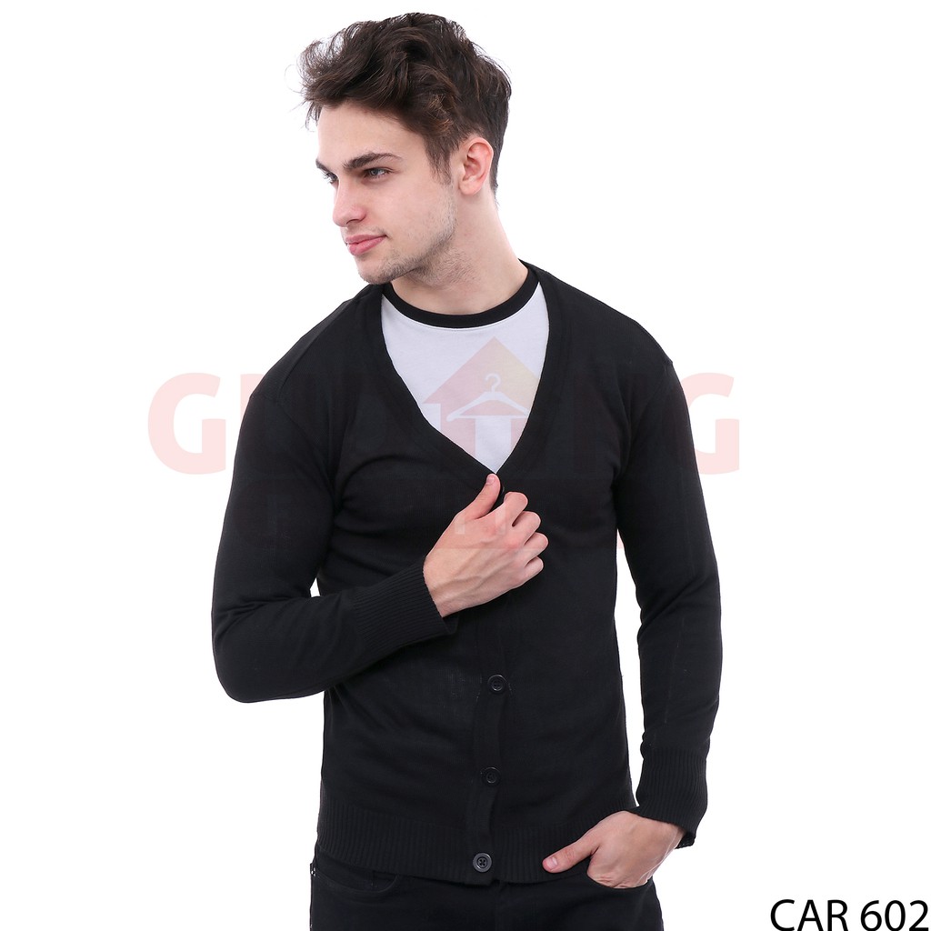Cardigan Rajut Pria Lengan Panjang - CAR 602
