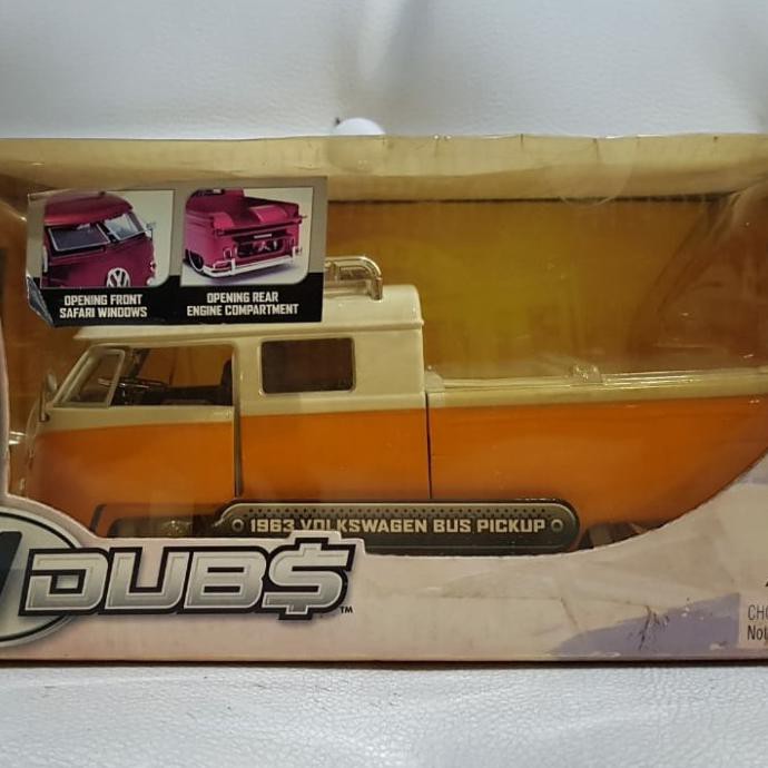 ***COD** diecast jada 24 vw bus orange putih