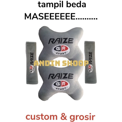 BANTAL MOBIL TOYOTA RAIZE GR SPORT/SANDARAN KEPALA/AKSESORIS