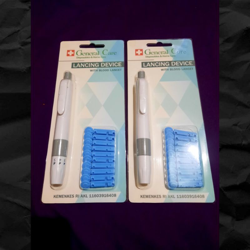 Lancet Device Pen set/Pen lancet/Blood Lancet Alat  pengambil darah