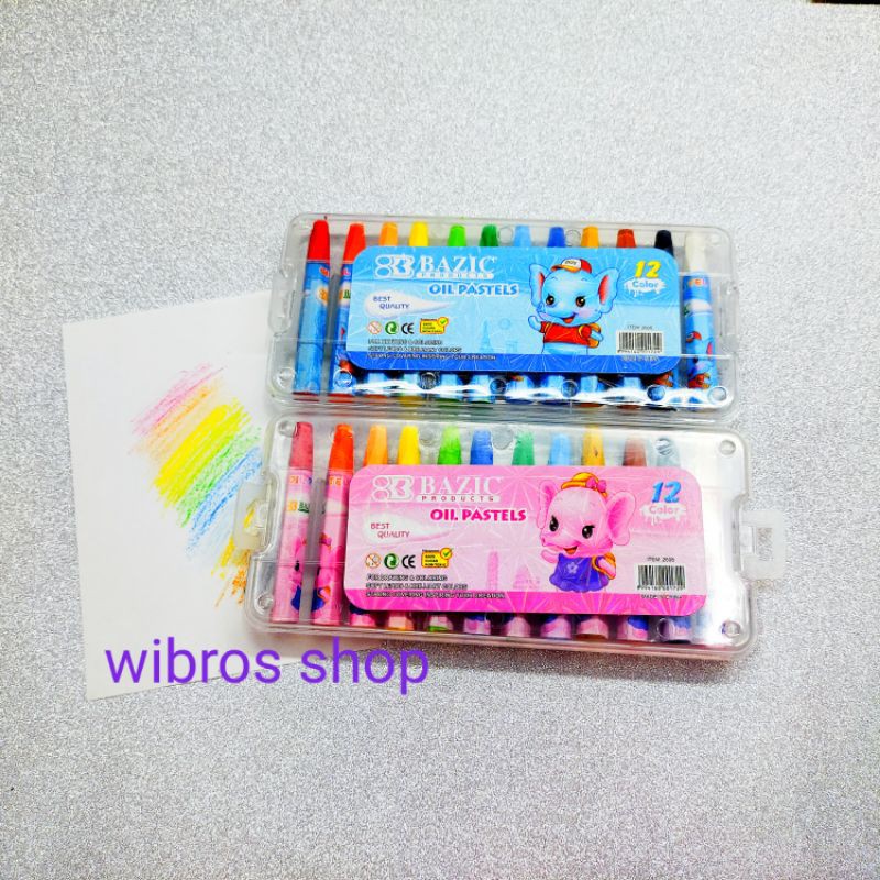 

Oil pastel crayon Bazic 12 warna Original