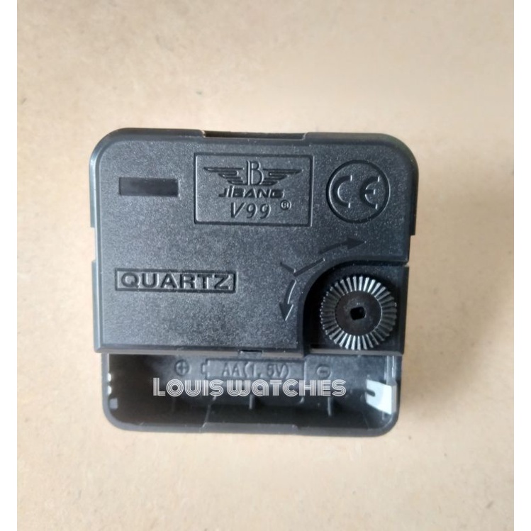 mesin jam dinding terbalik jarum ukir kecil