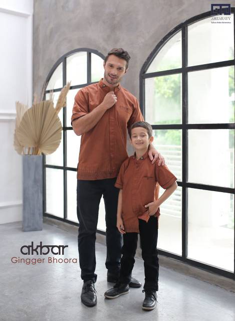 KOKO COUPLE AKBAR GINGGER BOORA/KOKO COUPLE/BAJU LEBARAN/GAMIS COUPLE/AHZARAYY/VALDYA