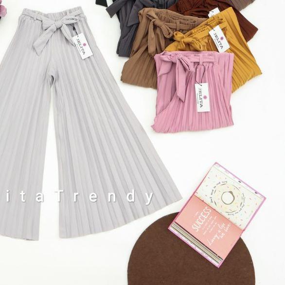 ֍ Andini Kulot | Kulot Lebar Plisket Anak Tanggung (Perkiraan Usia 5-12th) & DEWASA| Plisket Premium