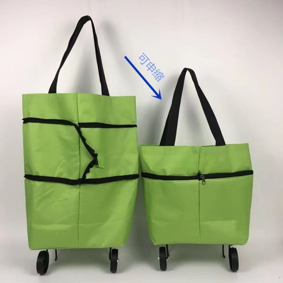 # HJ # Tas Lipat Troli belanja 4 Roda / Tas Troli Belanja Lipat /  Tas Belanja Roda Trolly