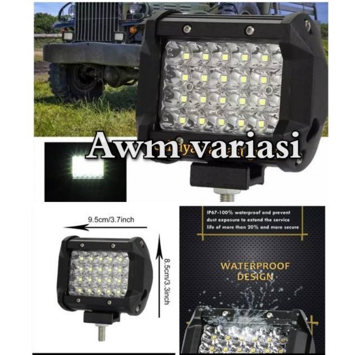 lampu tembak sorot GRC variasi motor mobil led cwl 24 led cree