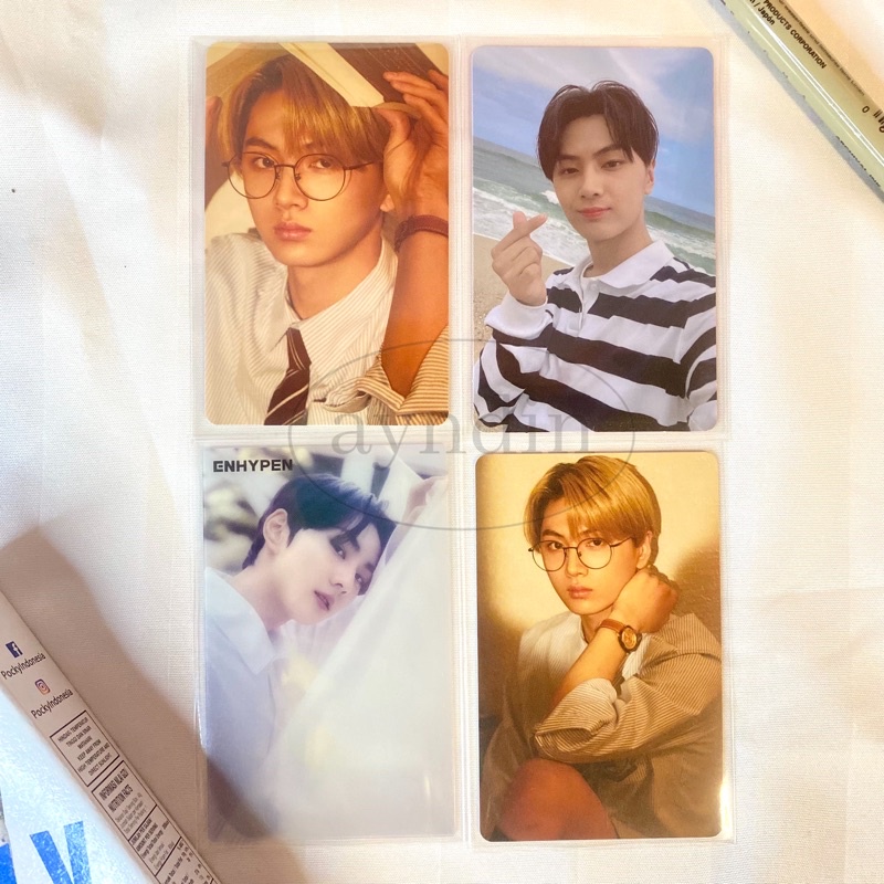[READY] PC Photocard ENHYPEN JAY JUNGWON Hakanai Std UMS Potter Coklat Bene T:D td pob