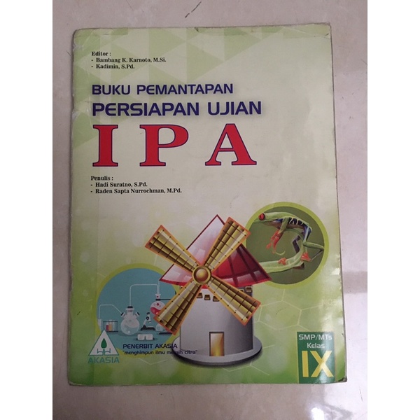 

Buku Pemantapan Persiapan Ujian IPA SMP/MTs Kelas 9 (Akasia)