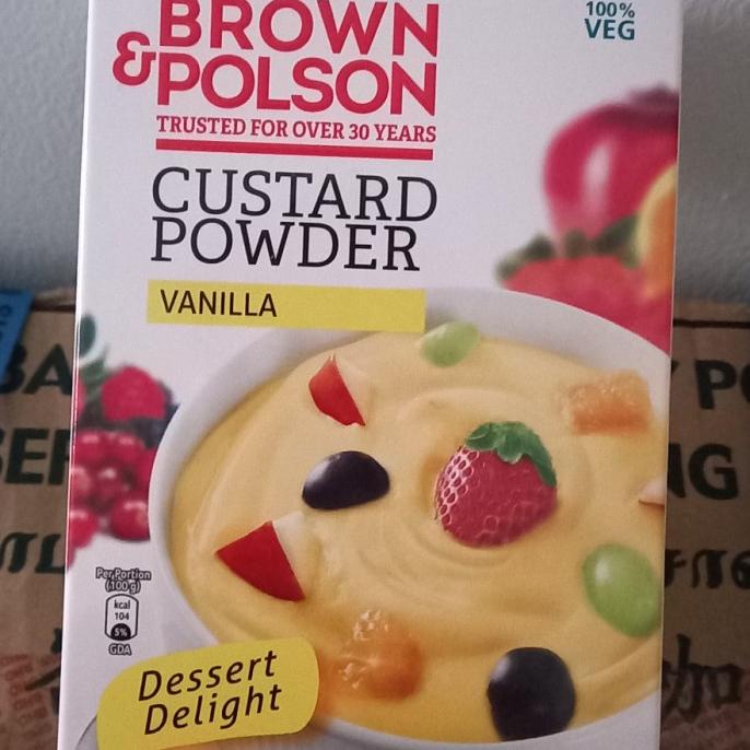 

Produk Unggulan] BROWN POLSON CUSTARD POWDER VANILLA 500 GRAM