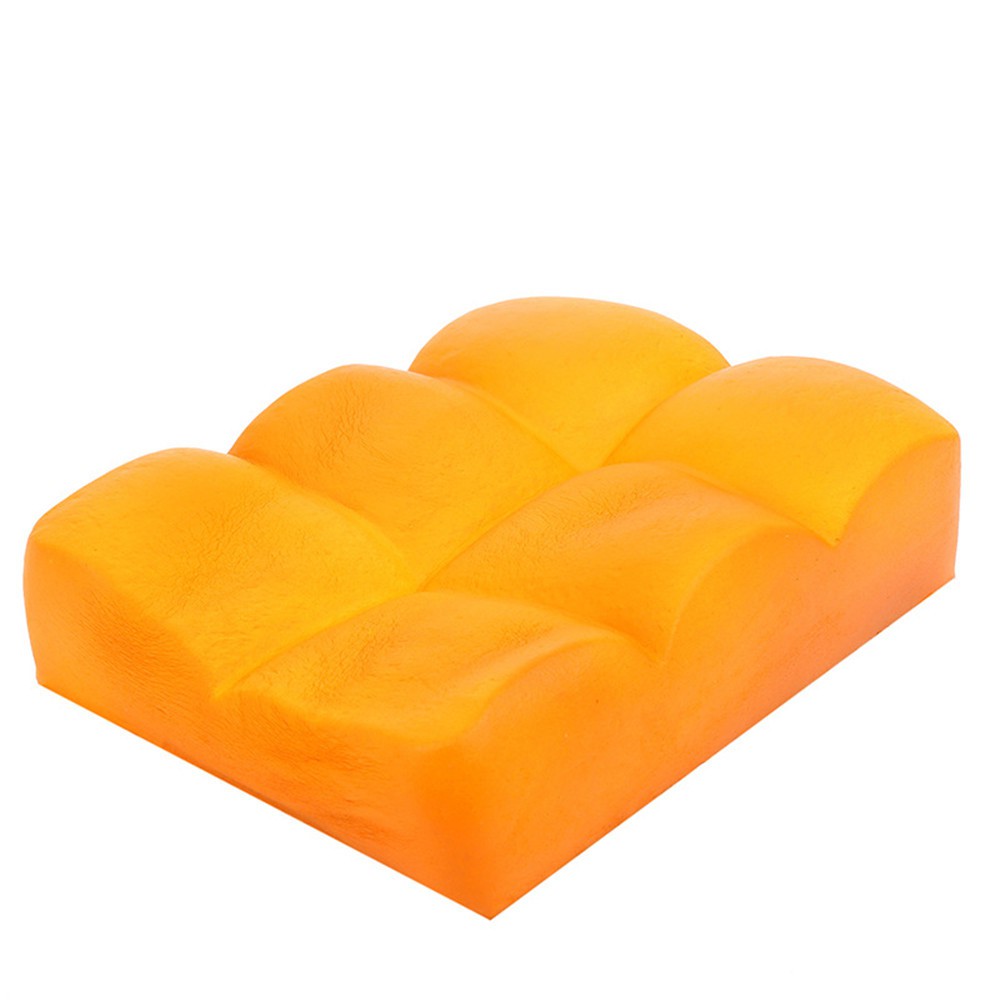 Fashion Simulation Toast Bread Uniform Rising Funny Squeeze Relieve Stress Toy Key Pendant