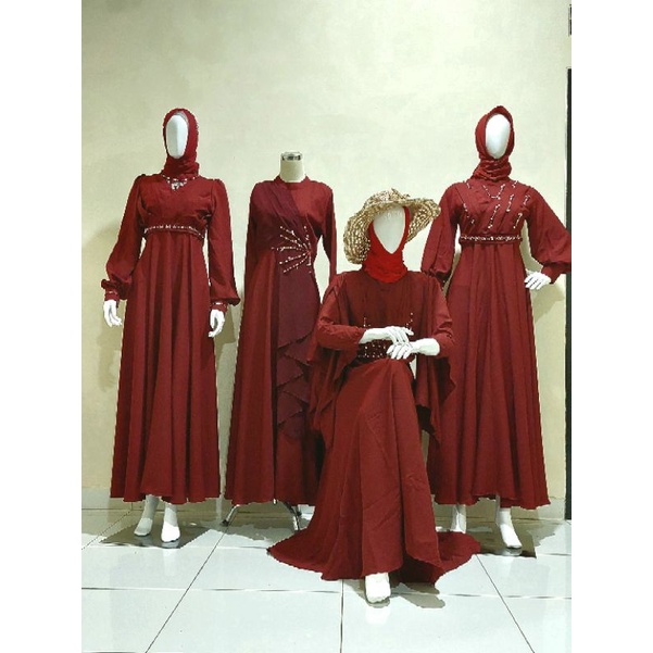 gaun veronica,baju lamaran-gaun formal-gaun terbaru