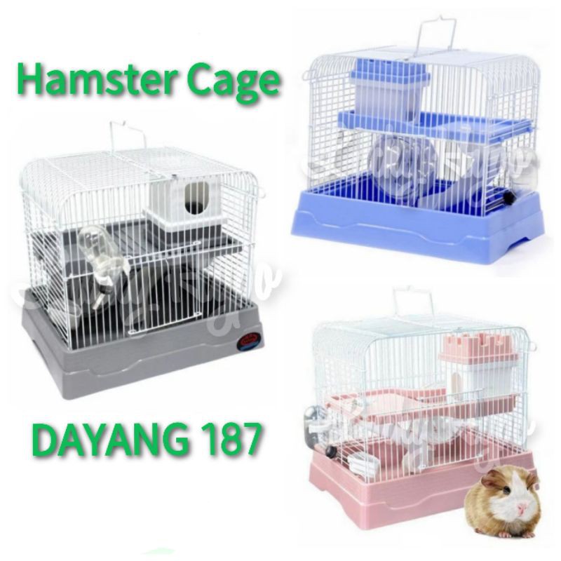 Kandang Hamster 1 set Dayang 187 - Dayang Hamster Cage Pet Cage