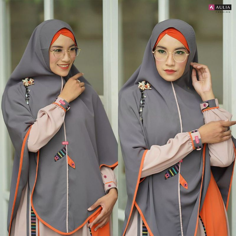 Fashion gamis Aulia ori menyongsong tahun baru 2022, warna sangat menarik, idaman semua wanita, Auli