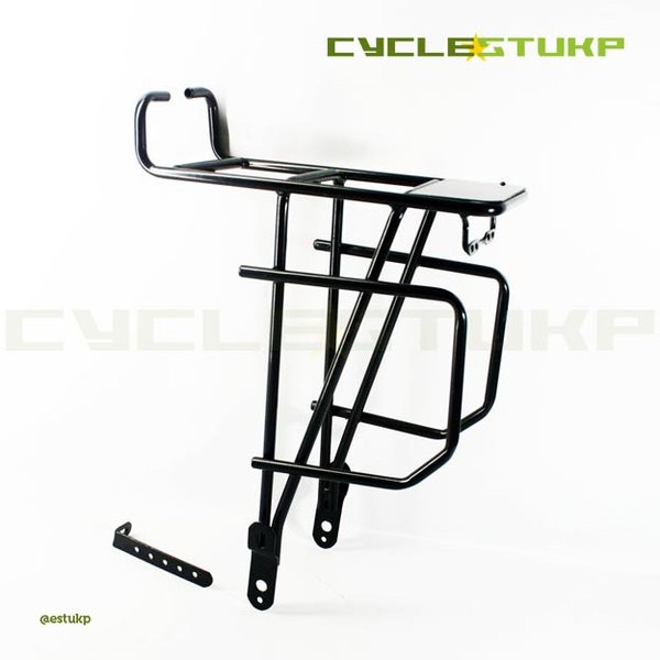 (Gratis Ongkir &amp; COD) Rak Bagasi Pannier Depan Sepeda Lipat Folding Bike Touring Murah!!