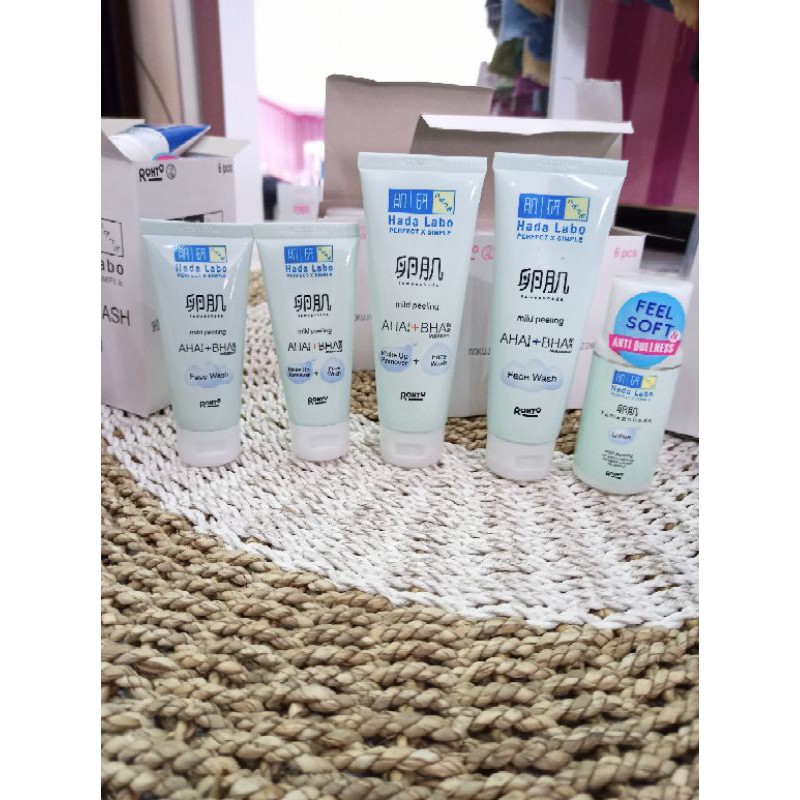 [ORIGINAL] BPOM HADALABO TAGOHADA SERIES - FACE WASH - LOTION - MILD PEELING